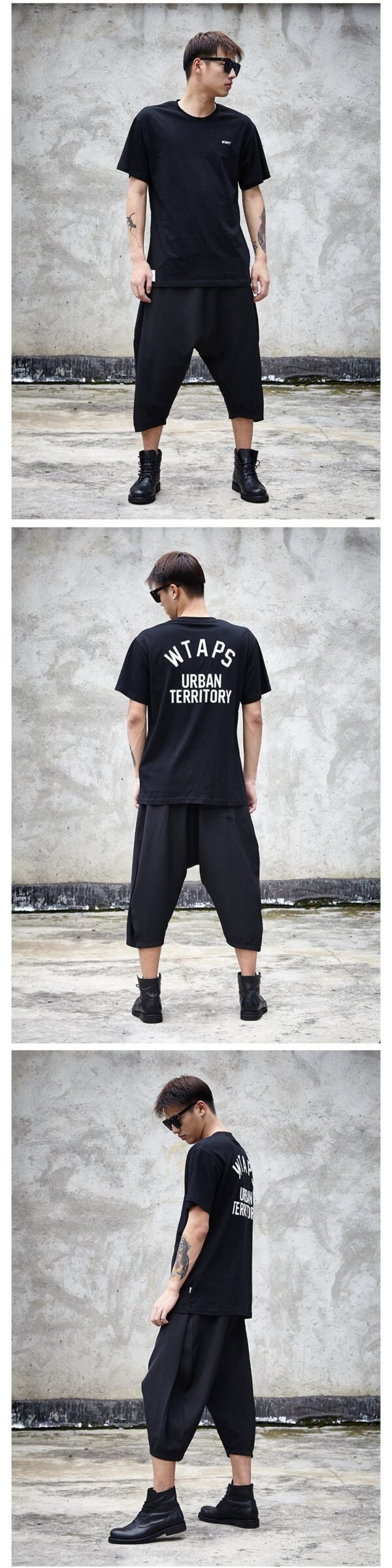 X047p85 Original Yamamoto Style Dark Men's Casual Pants