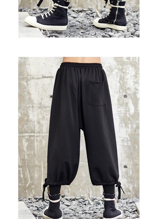 X019p85 Original Ro New Yamamoto Style Loose Yohji Dark Japanese Harun Men's Casual Pants