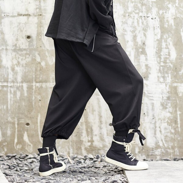 X019p85 Original Ro New Yamamoto Style Loose Yohji Dark Japanese Harun Men's Casual Pants