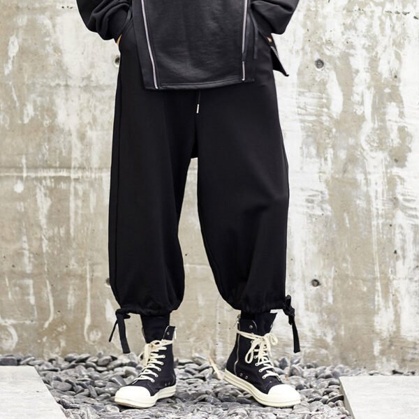 X019p85 Original Ro New Yamamoto Style Loose Yohji Dark Japanese Harun Men's Casual Pants