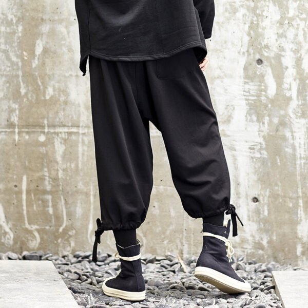 X019p85 Original Ro New Yamamoto Style Loose Yohji Dark Japanese Harun Men's Casual Pants