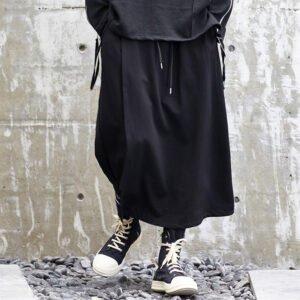 X024P90 Original Design New Yohji Yamamoto Style Culottes Dark Japanese Yohji Men's Casual Pants