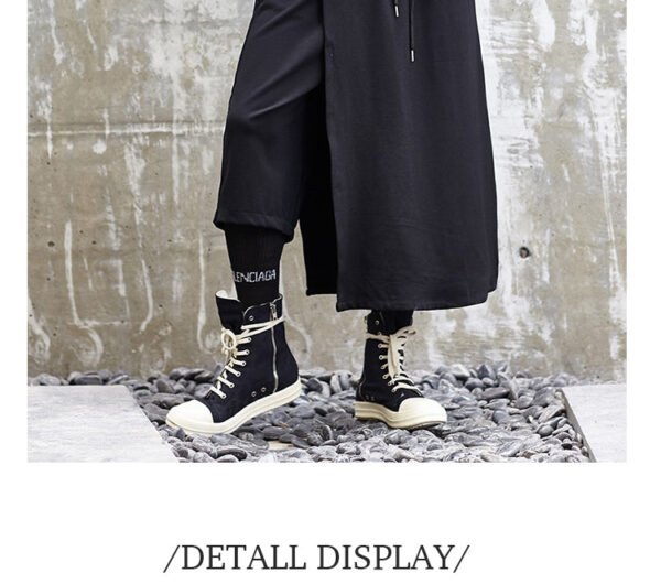 X024P90 Original Design New Yohji Yamamoto Style Culottes Dark Japanese Yohji Men's Casual Pants