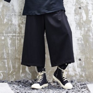 X025P90 Original New Yamamoto Yaoshi Dark Big Pants Wide-legged Yohji Japanese Men's Casual Pants