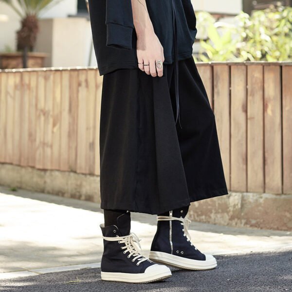 X025P90 Original New Yamamoto Yaoshi Dark Big Pants Wide-legged Yohji Japanese Men's Casual Pants