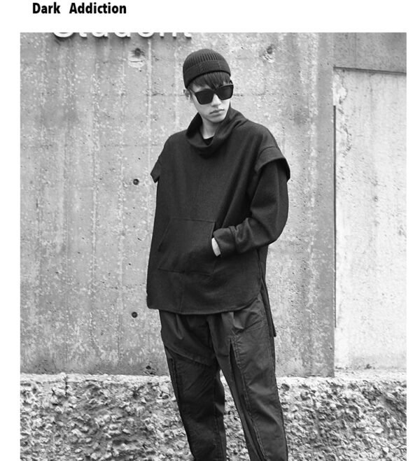 Y007P125 Original Autumn/winter Model Yamamoto Yaoshi Dark Dark Japanese Set Head Maoni Han Version of The Broad-shaped Coat