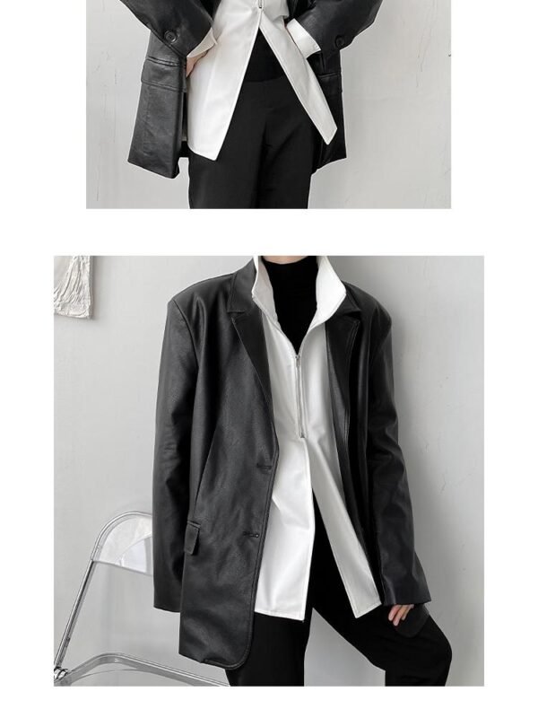 YM213 P65 Niche Design Cool Style Simple Korean Temperament Men's Shirt Jacket