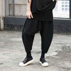 X015p85 Original Design Cutlass Pants Men's Casual Pants Loose Harem Pants Capris Guochao Men's Pants