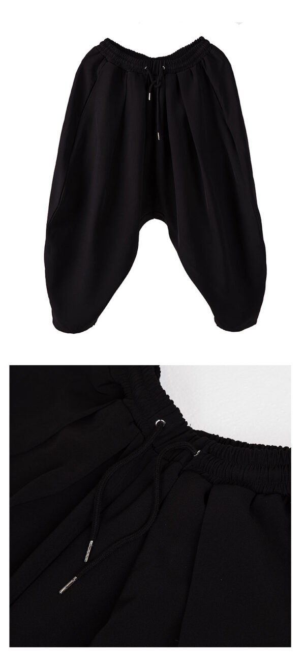 X015p85 Original Design Cutlass Pants Men's Casual Pants Loose Harem Pants Capris Guochao Men's Pants