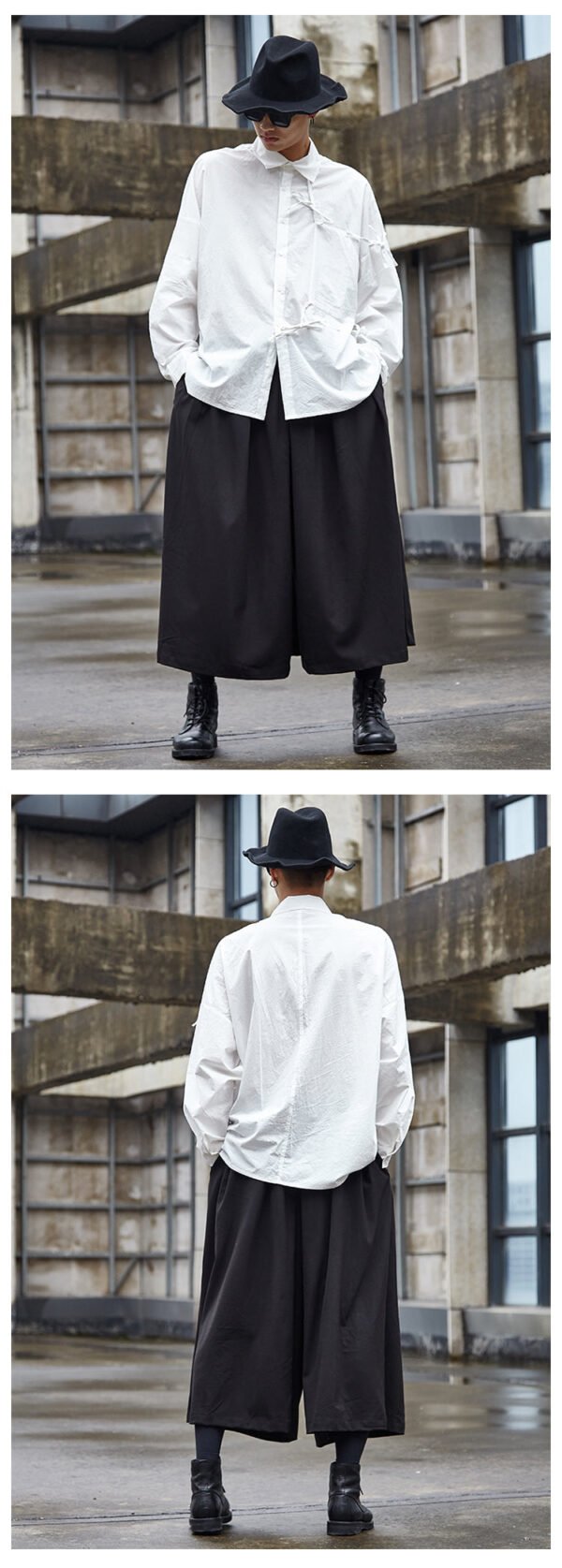 X061P95 Original Dark Japanese Yamamoto Style yohji Wind Men's Skirt Pants
