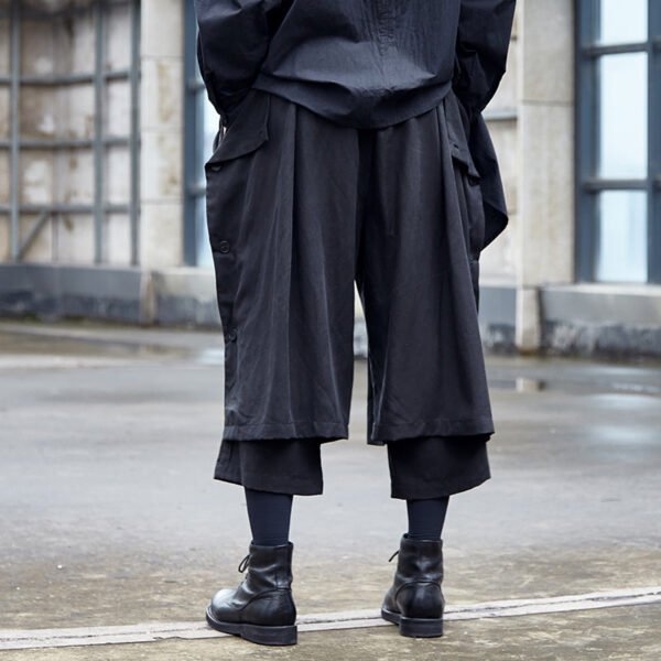 X064P105 Original Japanese Dark Yamamoto Yohji Style Men's and Women's Skirt Pants