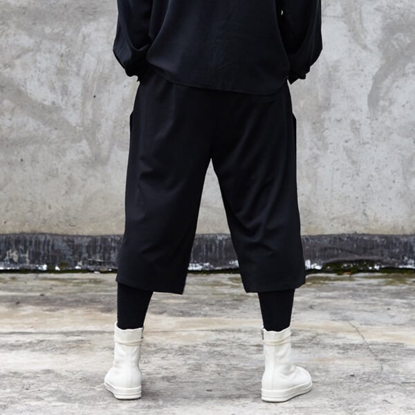 X049p90 Original Design Yamamoto Yaosi Style Multi Match Men's Wide Leg Pants