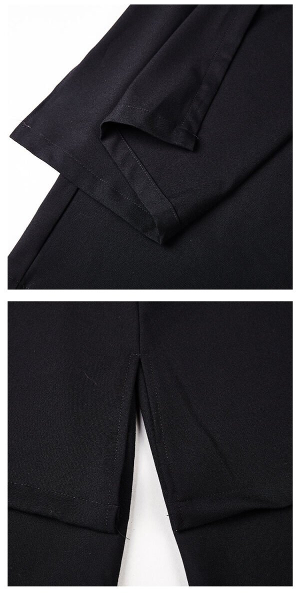 X058p90 Original Autumn and Winter New Dark Yamamoto Style Show Wide Leg Men's Casual Capris