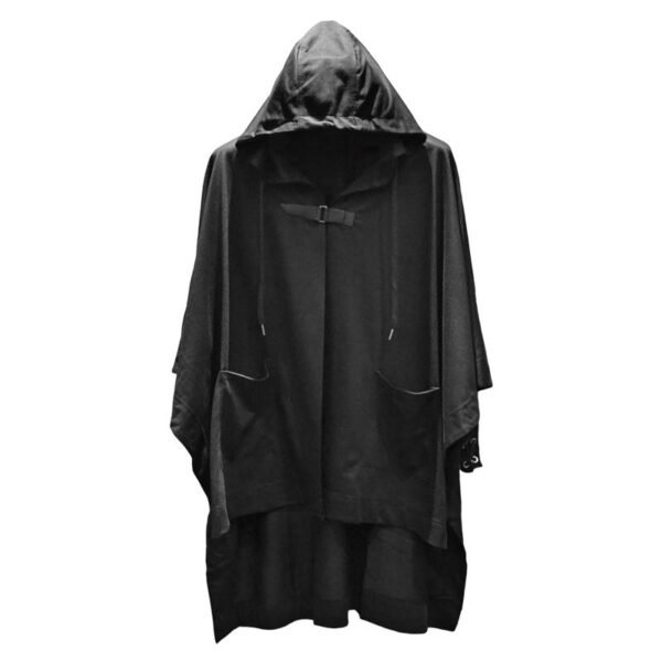 CT675 P85 Autumn/Winter Men's and Women's Tide Ins Loose-fitting Hooded T-shirt Cape Performance Dress Dark Black Youth Jacket