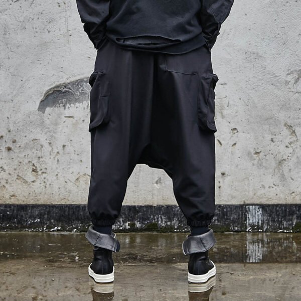 X040P95 Original Design Dark Harbor Harem Pants Nine-point Trend Leggings Loose Men's Casual Pants