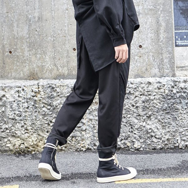 X027p95 Independent Original New Yohji Diablo Yamamoto Yaosi Irregular Collage Pants