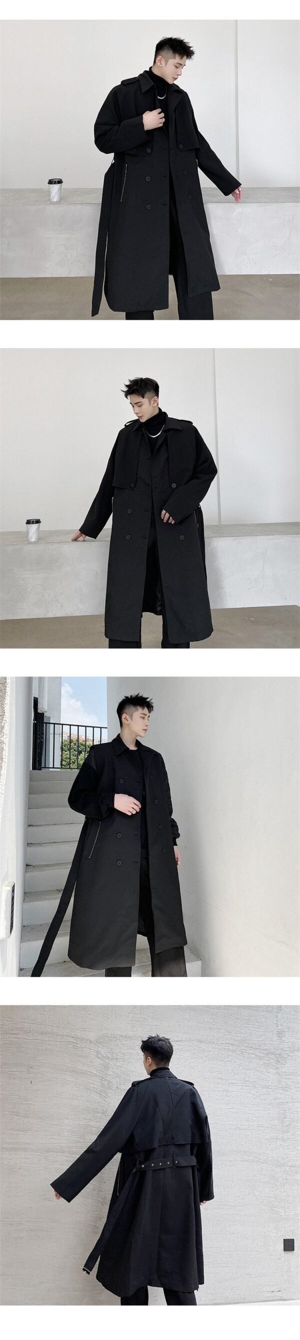 K17p155 A Small Number of Individual Design Detachable Two Fashionable Fashion Windbreaker