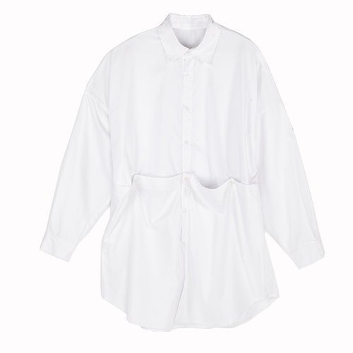 Y034P95 Original Japanese Division Yamamoto Yaoshi Style Men's and Women's Mid-Length Shirt .