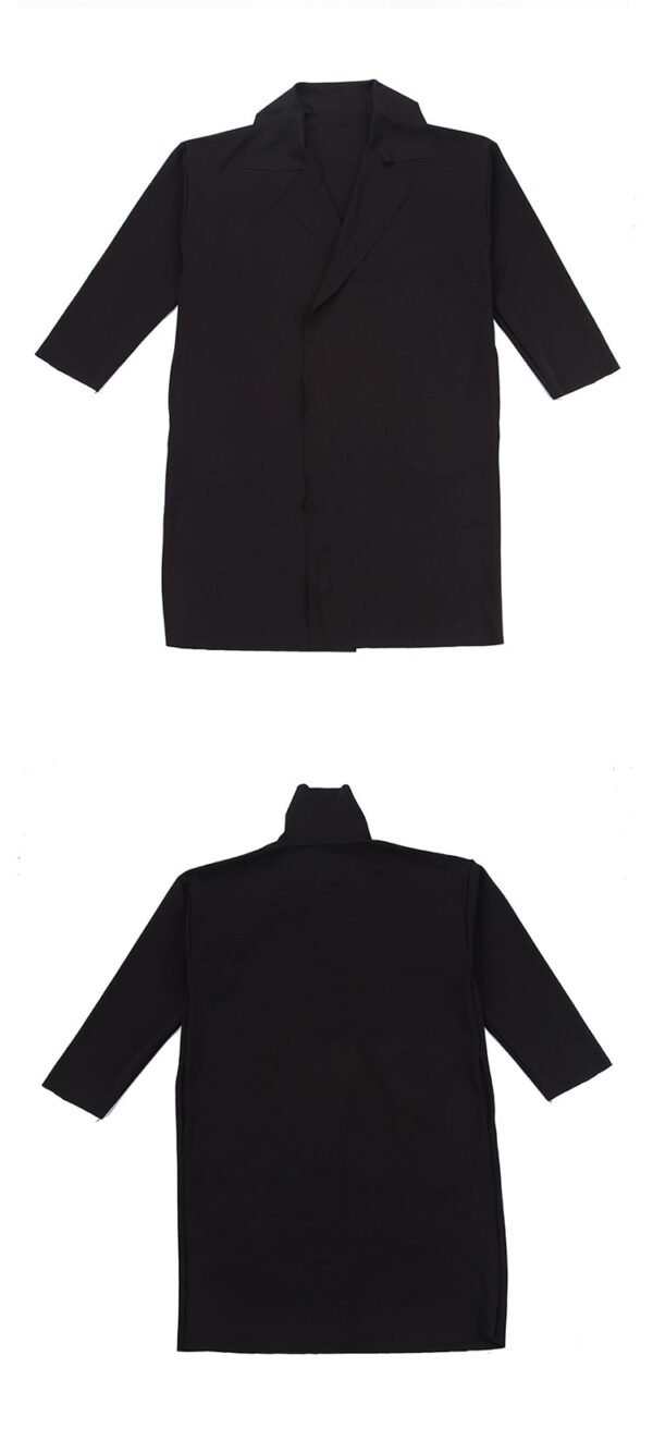 Y011P105 Original New Dark Tide Cool Yohji Yamamoto Style Men's Long Simple Trend Outside Windbreaker