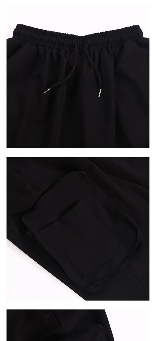 X040P95 Original Design Dark Harbor Harem Pants Nine-point Trend Leggings Loose Men's Casual Pants