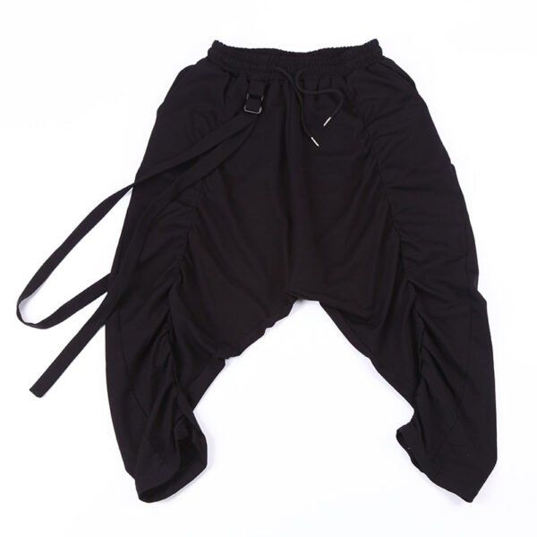 X030p85 Original Design New Yamamoto Yohji Ribbon Shrink Design Ribbon Men's PANTS LEGGINGS