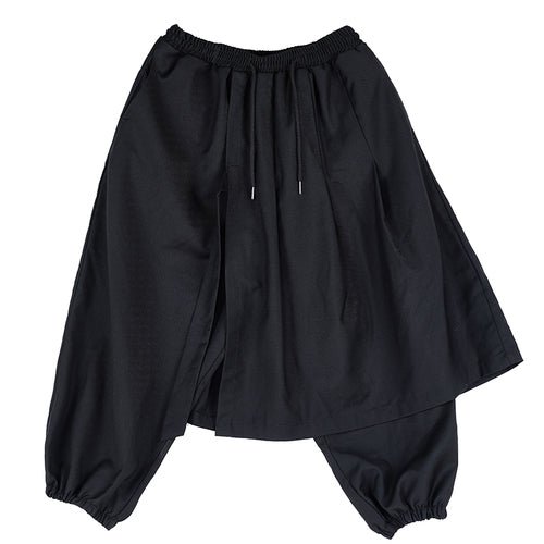 X072p110 Original Design Dark Series Yamamoto Yaosi Style Men's Casual Pants Small Leg Skirt Pants Capris