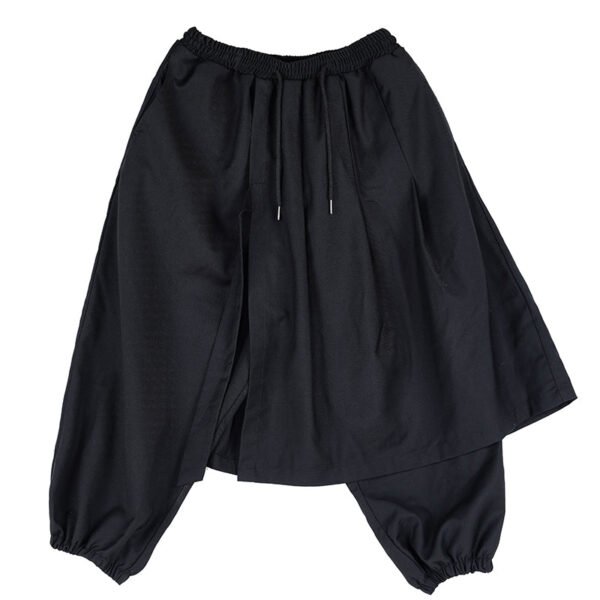X072p110 Original Design Dark Series Yamamoto Yaosi Style Men's Casual Pants Small Leg Skirt Pants Capris
