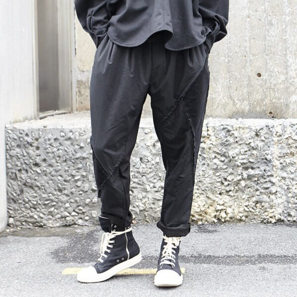 X027p95 Independent Original New Yohji Diablo Yamamoto Yaosi Irregular Collage Pants