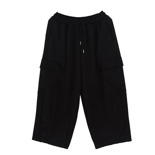 X039P90! Original Yohji Broad-legged Dark Black Harbor Wind Mountain Style Four Seasons Loose Straight Male Casual Pants