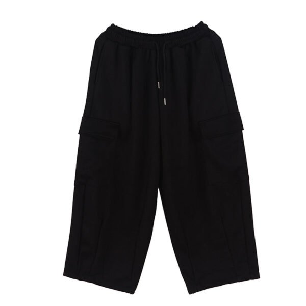X039P90! Original Yohji Broad-legged Dark Black Harbor Wind Mountain Style Four Seasons Loose Straight Male Casual Pants