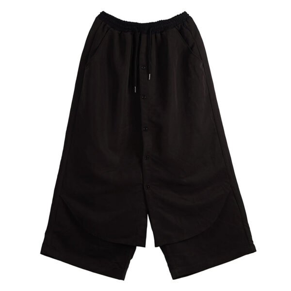 X052P85 Original Design Dark Japanese Skirt Pants Men and Women with Long Legs Nine  Pants