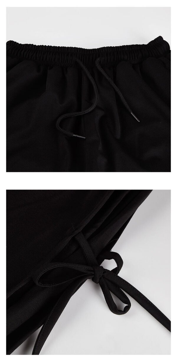 X022p120 Original Yamamoto Dark Nine Point Skirt Pants Fashion Men's Personalized Hair Stylist's Clothing Men's Casual Pants