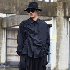 Y030P80 Original Men's Yohji Style Dark Japanese Yamamoto Style Shirt