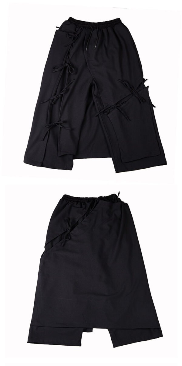 X056P95 Original Design Uncle Nick with Loose Wide-leg Hair Stylist Men's Casual Pants