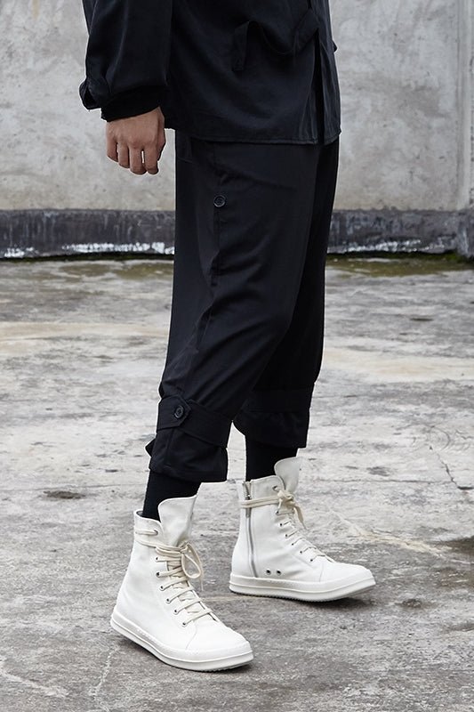 X049P90 Original Yohji Yamamoto Style Dark Changeable Men's Casual Pants