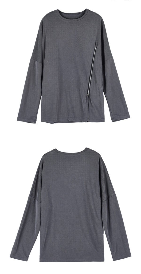 Y037p85 Original Design Super Soft Fabric Dark Yamamoto Style Long Sleeve T-shirt