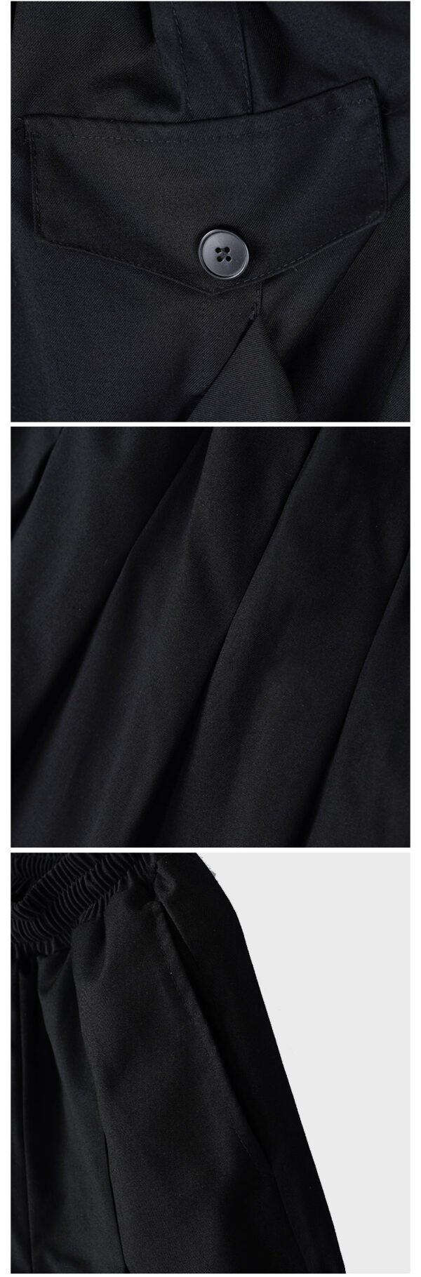 X072p110 Original Design Dark Series Yamamoto Yaosi Style Men's Casual Pants Small Leg Skirt Pants Capris