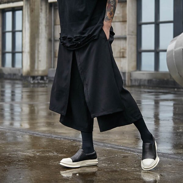 X009P90 Original Four Seasons Tide New Skirt Yohji Yamamoto Style Dark Yohji Catwalk Men's Pants