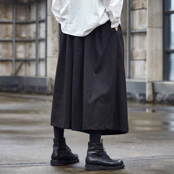 X061p95 Original Dark Japanese Style YOHJI Style Men's and Women's Casual Skirt Pants