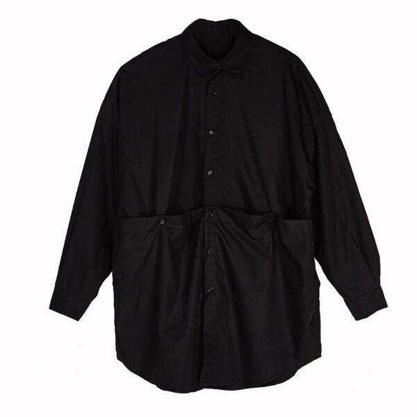 Y034P95 Original Japanese Division Yamamoto Yaoshi Style Men's and Women's Mid-Length Shirt .