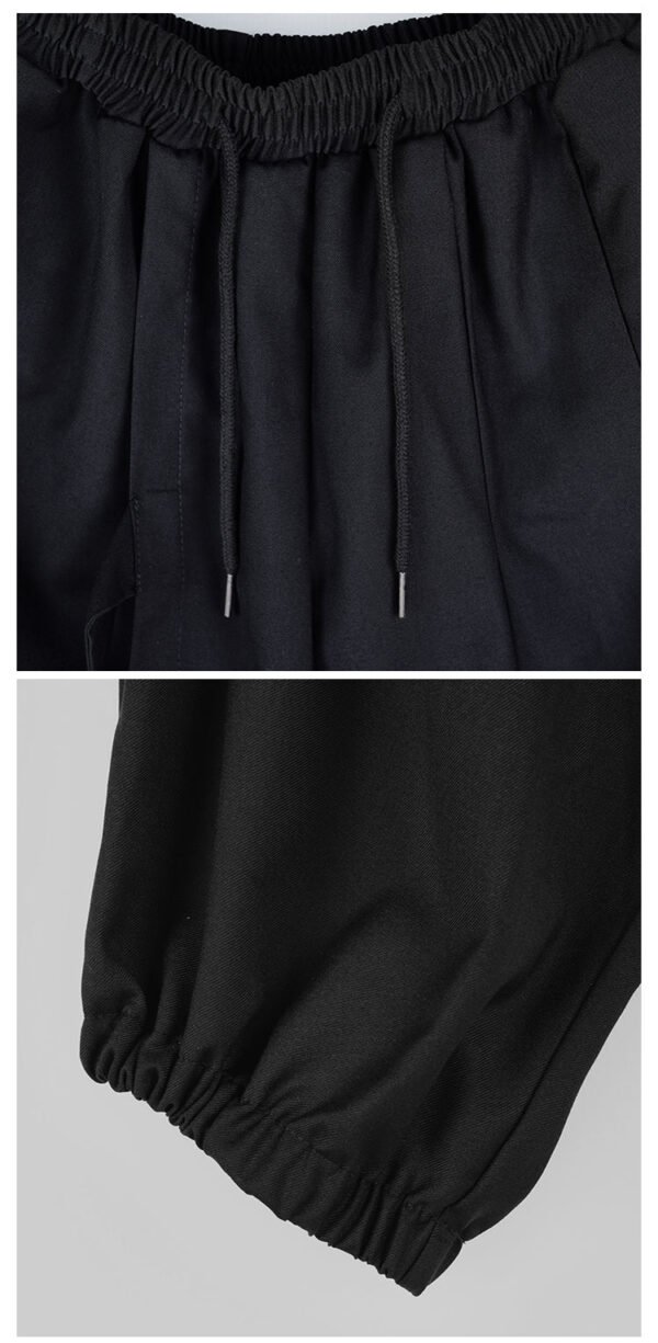 X072p110 Original Design Dark Series Yamamoto Yaosi Style Men's Casual Pants Small Leg Skirt Pants Capris