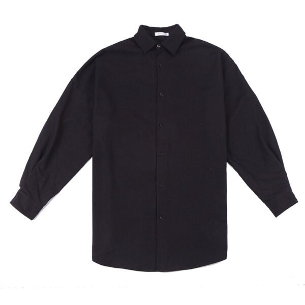 Y009P125 Original New Yamamoto Yohji Dark Japanese Line Positive and Reverse Wearing Maoni Loose Long-sleeved Shirt .