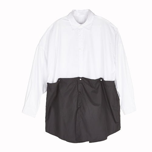 Y034P95 Original Japanese Division Yamamoto Yaoshi Style Men's and Women's Mid-Length Shirt .