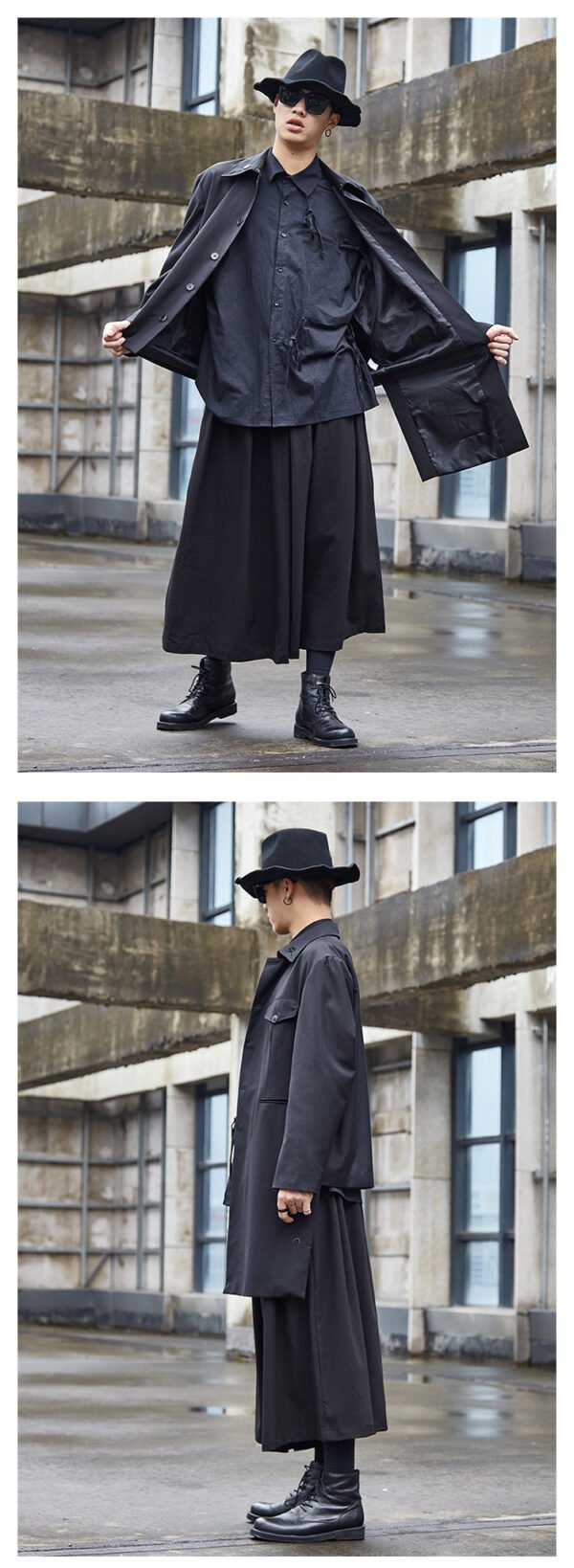 X061P95. Original Autumn/winter Dark Day Yamamoto Yaoshi Style Men and Women with Casual Skirts