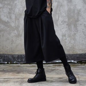 X054P80 Original Design Diablo Series Niche Joker Men's Wide-leg Pants