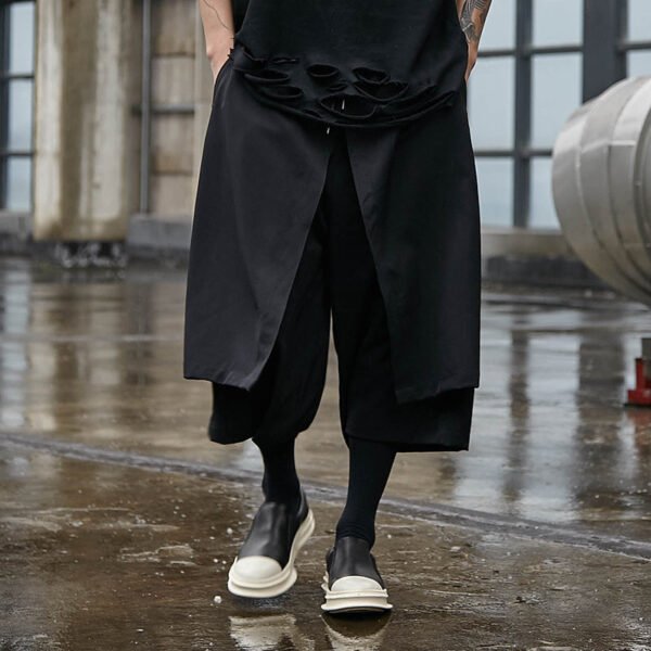 X009P90 Original Four Seasons Tide New Skirt Yohji Yamamoto Style Dark Yohji Catwalk Men's Pants