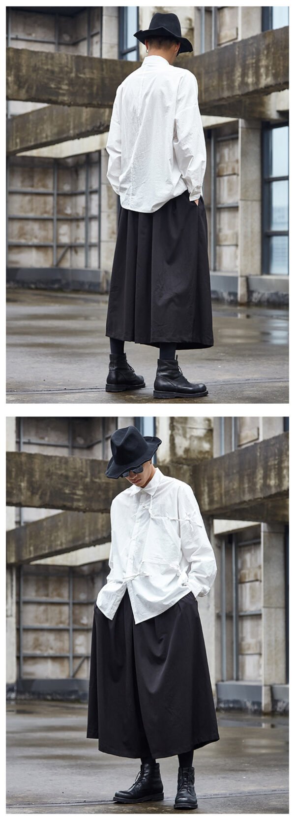 X061P95. Original Autumn/winter Dark Day Yamamoto Yaoshi Style Men and Women with Casual Skirts