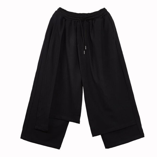 X063p95 Original Japanese Dark Deconstruction Yamamoto Style Capri Pants Men's and Women's Casual Skirt Pants