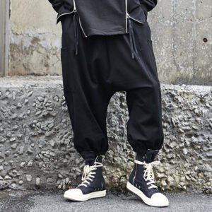 X031P90 Original New Dark Japanese Yohji Crotch Loose Yohji Yamamoto Wide Leg Leggings Men's Trousers