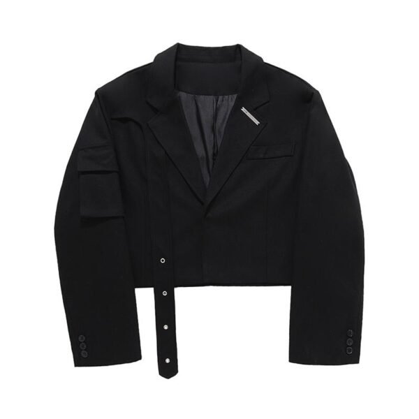 H1306 P135 Yamamoto Wind Dark Hair Stylist Niche High-level Sense of Street Fried Suit Jacket